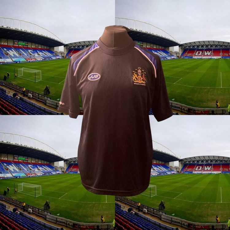 WIGAN ATHLETIC 2005-07 TRAINING FOOTBALL SHIRT image 1