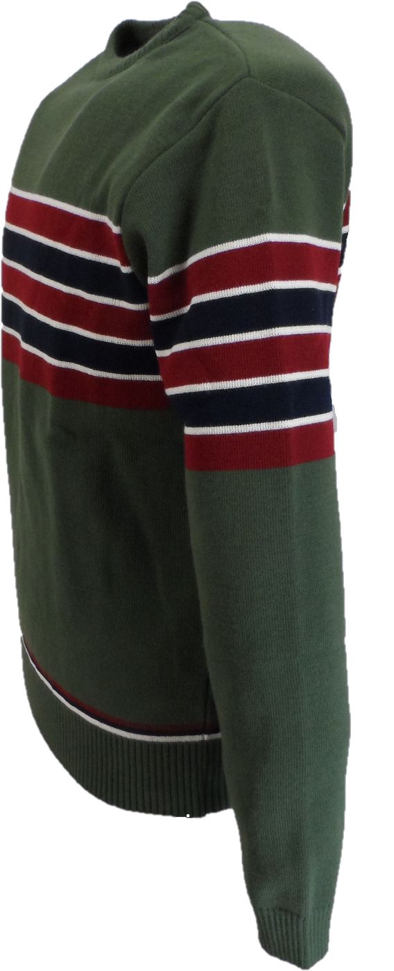 Mazeys Mens Billie Joe Crew Neck Jumper obraz 4