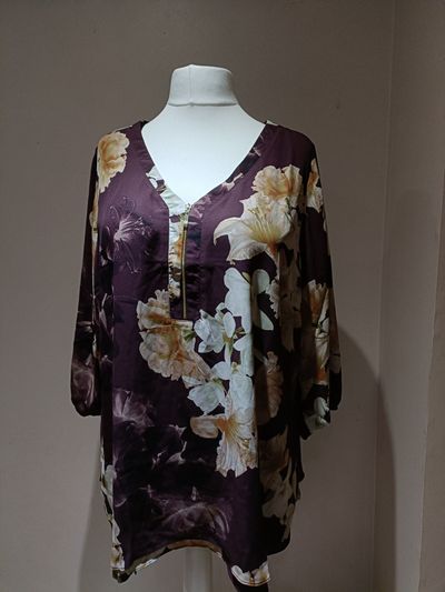 Evans Floral Print Top