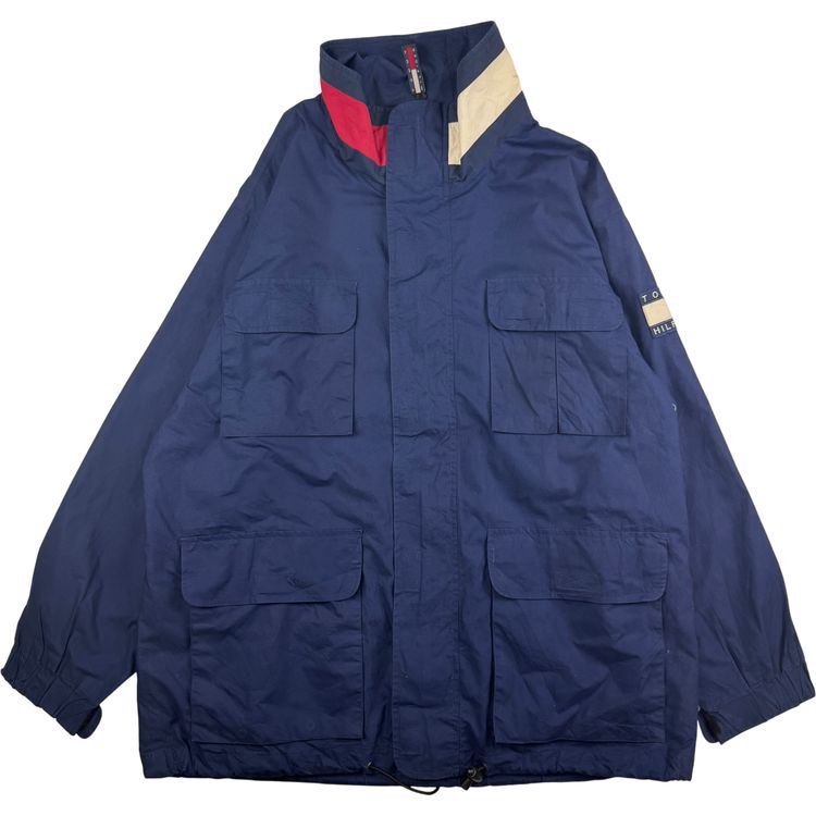 Tommy Hilfiger 90's Nautical Sailing Outdoor Jacket Navy image 1