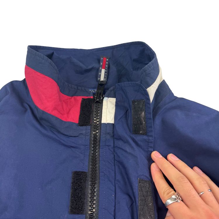Tommy Hilfiger 90's Nautical Sailing Outdoor Jacket Navy image 3