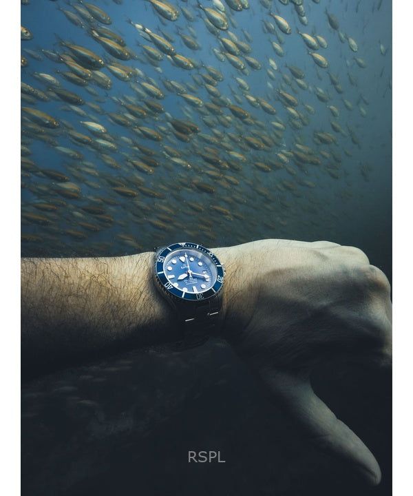 Ratio FreeDiver Sapphire Stainless Steel Blue Dial Automatic RTF043 200M Mens Watch image 4