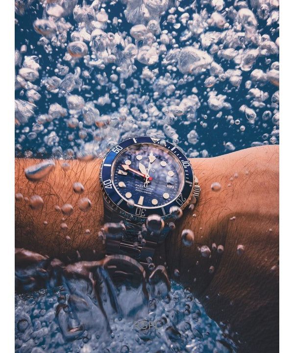 Ratio FreeDiver Sapphire Stainless Steel Blue Dial Automatic RTF043 200M Mens Watch image 5