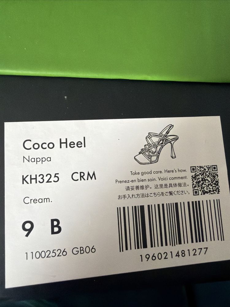 Kate Spade Coco Leather Strappy Leather Sandals Cream Uk 6.5 BNIB image 7