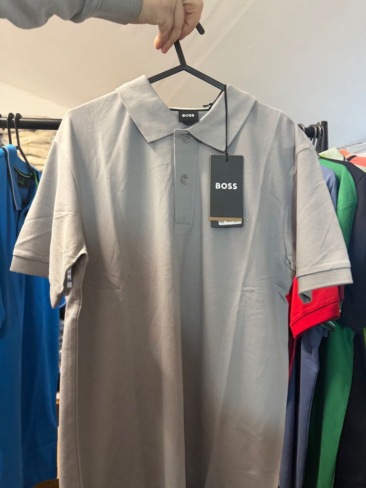 Boss light grey  Polo Shirt