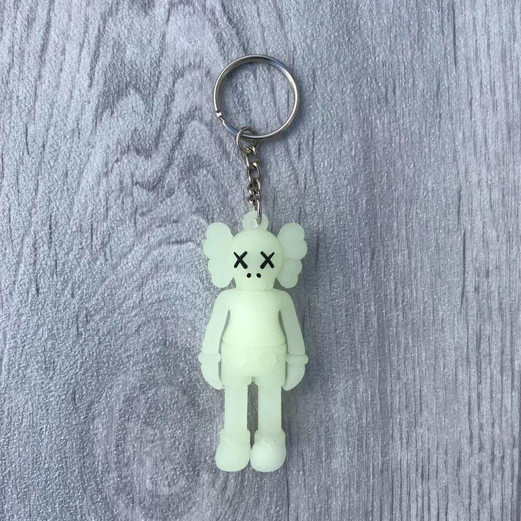 Kaws Glow-In-The-Dark Figure Keychain [Bundle] image 1