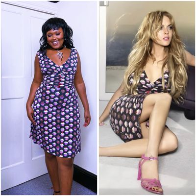 Vintage ASO Lindsay Lohan cupcake dress