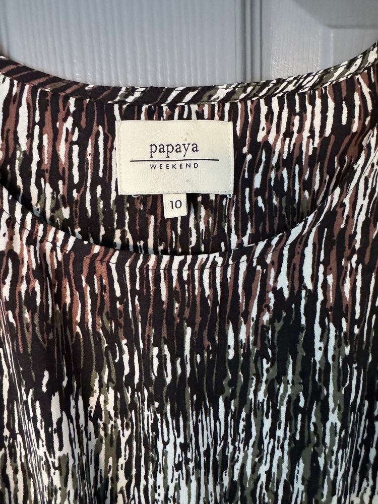 Papaya Weekend Patterned Sleeveless Dress image 2