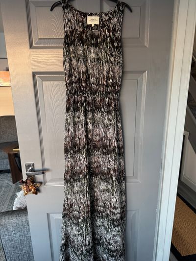 Papaya Weekend Patterned Sleeveless Dress