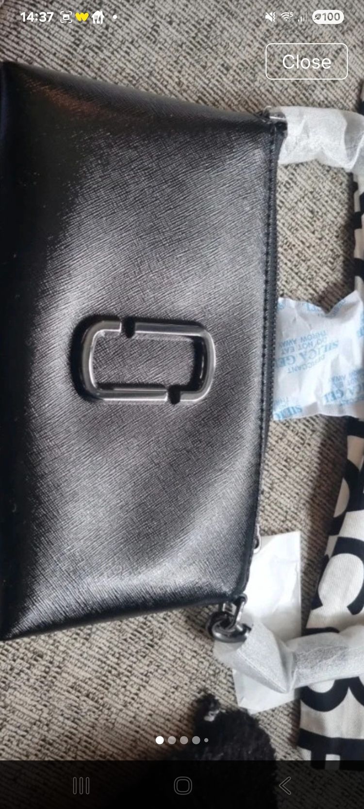 Marc Jacobs Black Leather Crossbody Bag image 6