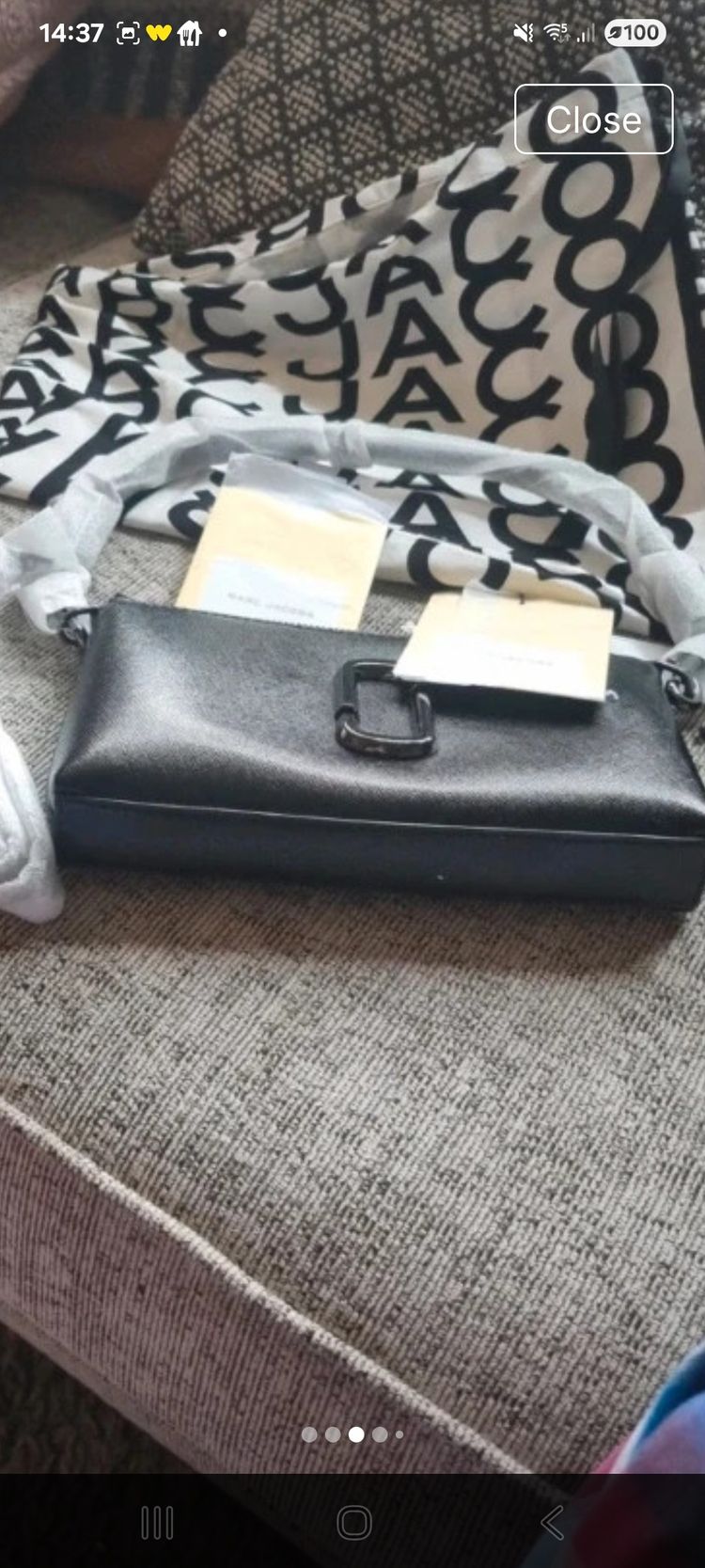 Marc Jacobs Black Leather Crossbody Bag image 2