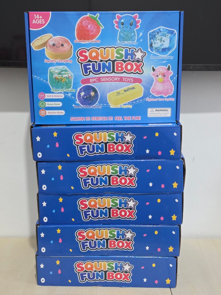 Squish Fun Box Sensory Toys Set image 1
