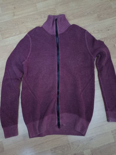Boss Purple Zip-Up Sweater