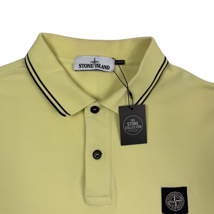 Polo Stone Island amarillo manga corta - talla 2XL 4