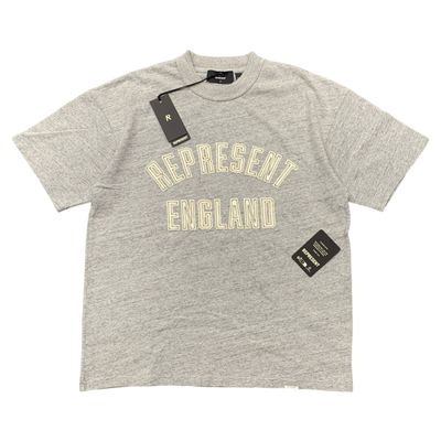 Represent Small Tee England Graphic Grey T-Shirt