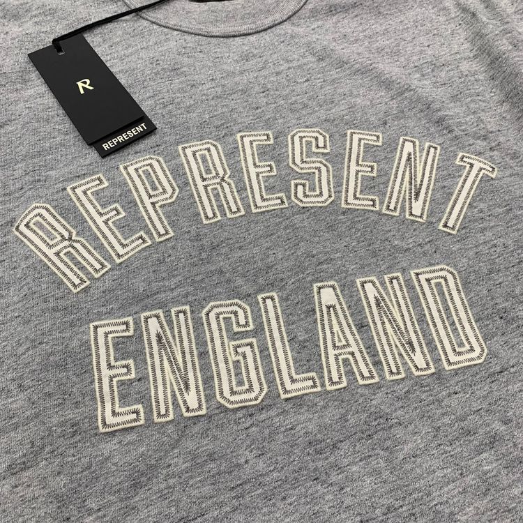 Represent Small Tee England Graphic Grey T-Shirt imagen 8
