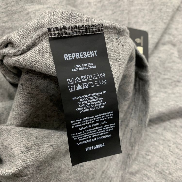Represent Small Tee England Graphic Grey T-Shirt imagen 6