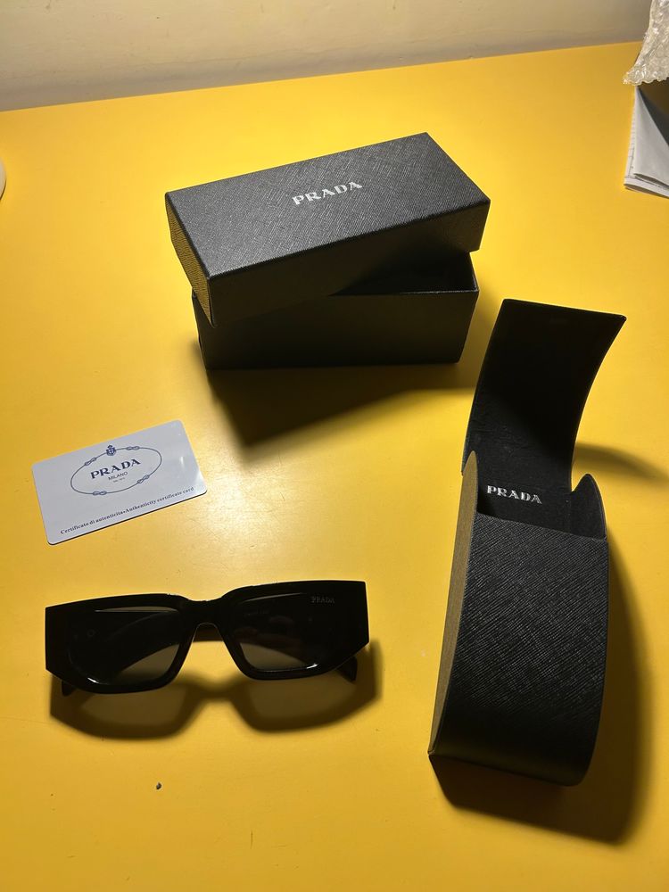 Prada Prada black rectangular sunglasses product image