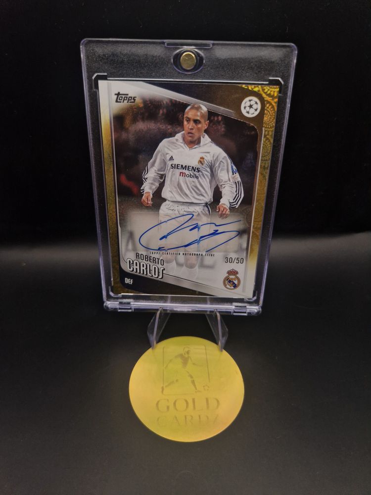 Topps Roberto Carlos Football Trading Card