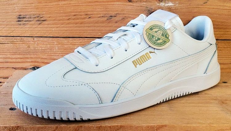 Puma Club Low Leather Trainers UK9/US10/EU43 389406-01 Triple White image 2