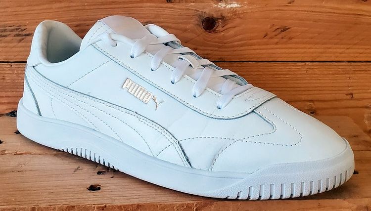 Puma Club Low Leather Trainers UK9/US10/EU43 389406-01 Triple White image 13