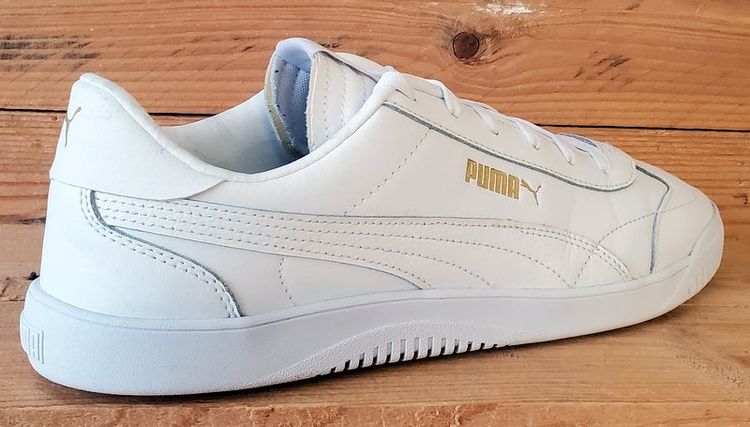 Puma Club Low Leather Trainers UK9/US10/EU43 389406-01 Triple White image 10