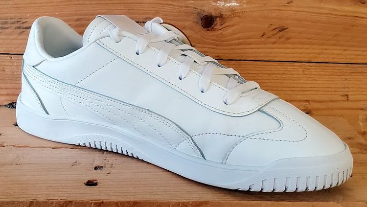 Puma Club Low Leather Trainers UK9/US10/EU43 389406-01 Triple White image 7
