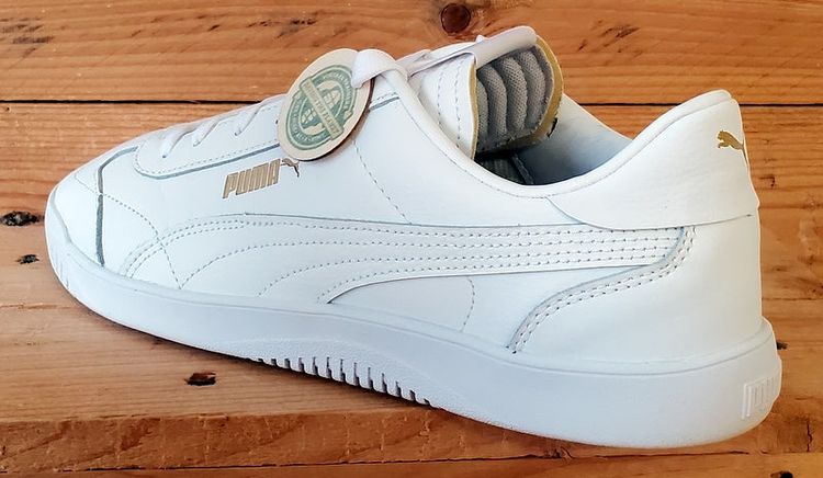 Puma Club Low Leather Trainers UK9/US10/EU43 389406-01 Triple White image 9