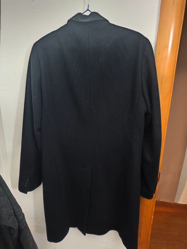 Sandro Black Overcoat image 3