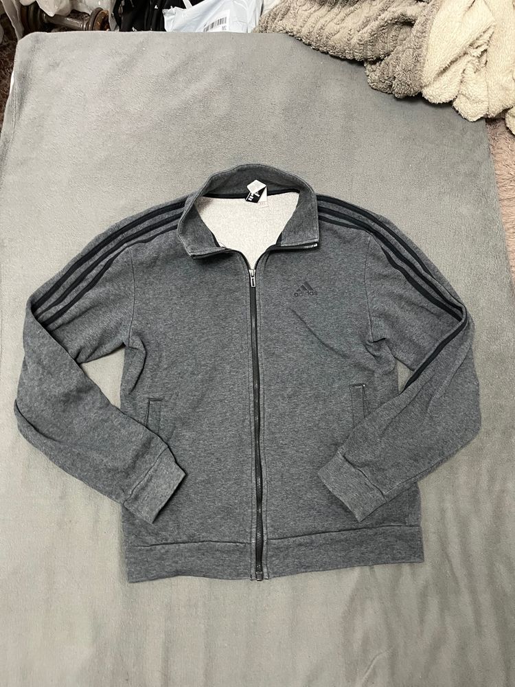 Adidas Grey Zip-Up  Vintage Jacket