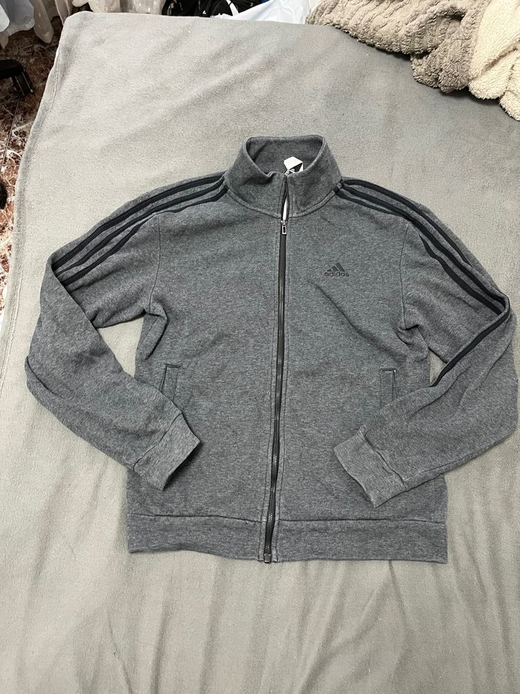 Adidas Grey Zip-Up  Vintage Jacket image 6