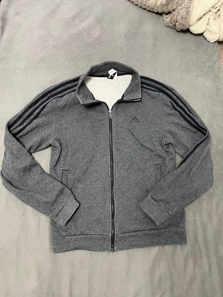 Adidas Grey Zip-Up  Vintage Jacket image 7