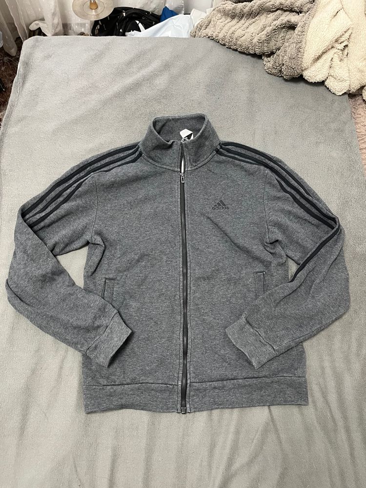 Adidas Grey Zip-Up  Vintage Jacket image 8