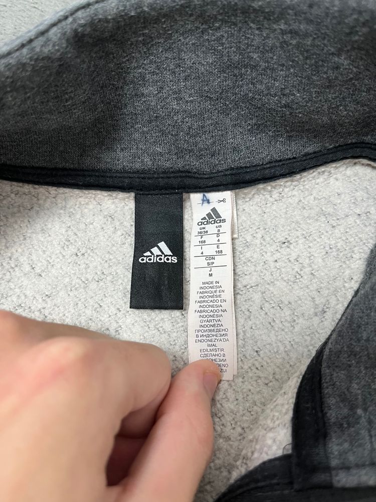 Adidas Grey Zip-Up  Vintage Jacket image 2