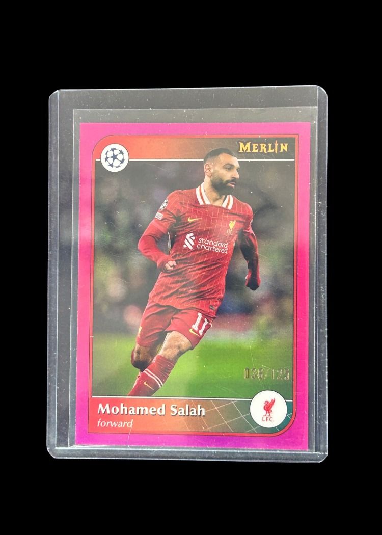 Mohamed Salah /125 Topps Merlin image 1