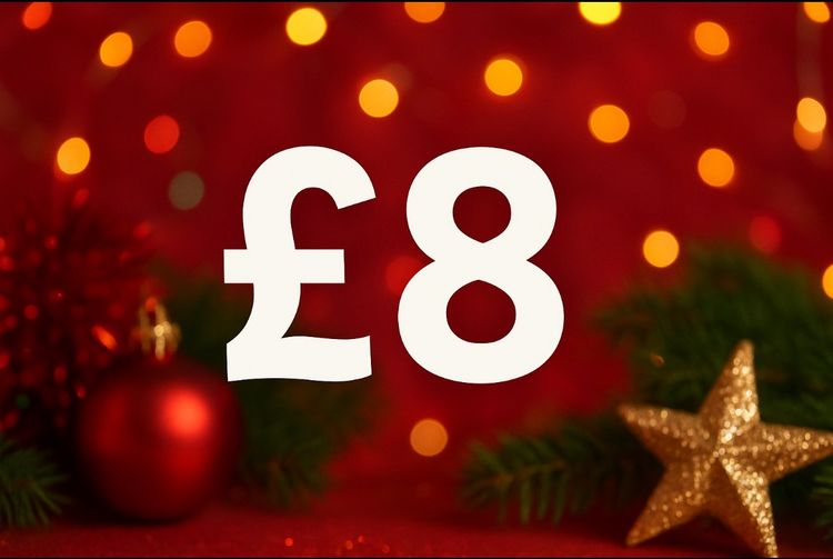 Item on screen £8 starts