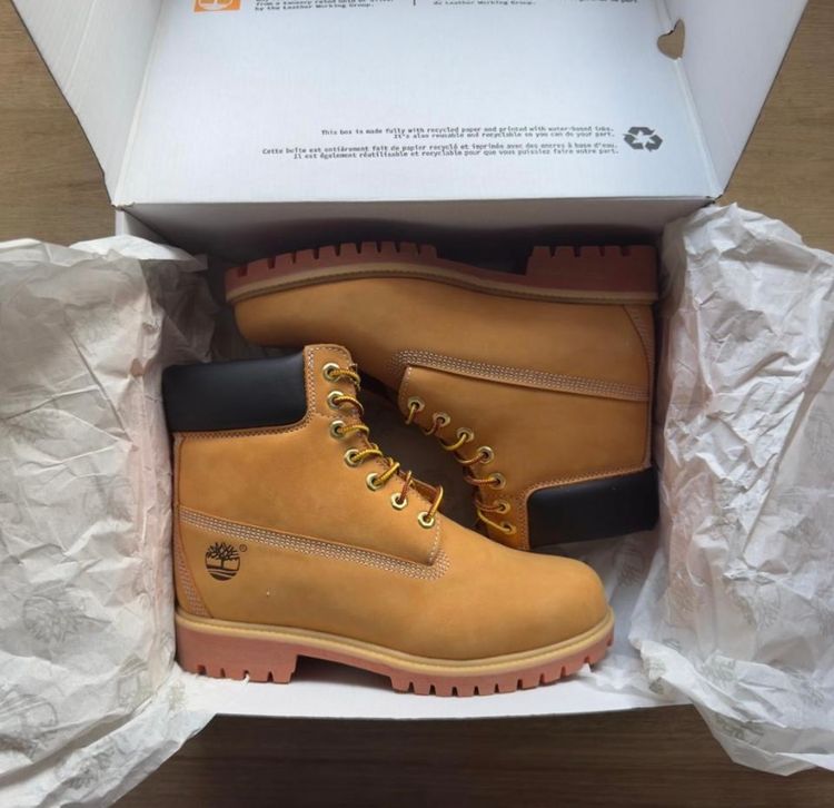 Timberland® Premium 6-Inch Waterproof Boot for Men in Yellow obraz 1