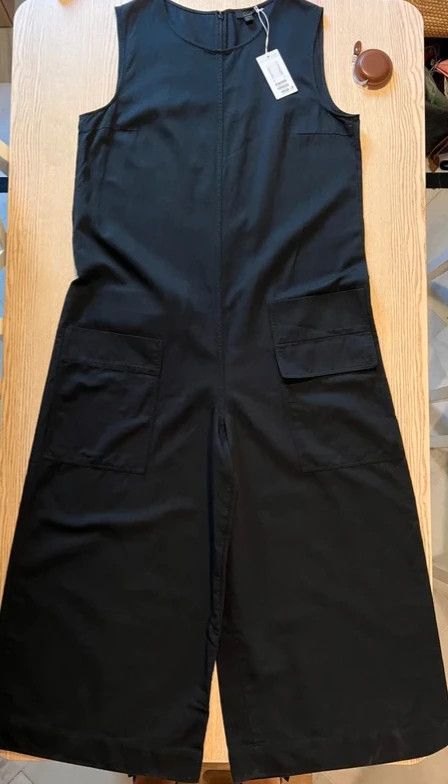 COS Black Utility Wide-Leg Jumpsuit – Linen Blend – 44 – New With Tags 89€ image 1