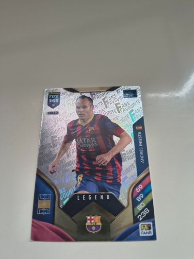 Andres Iniesta Football Trading Card