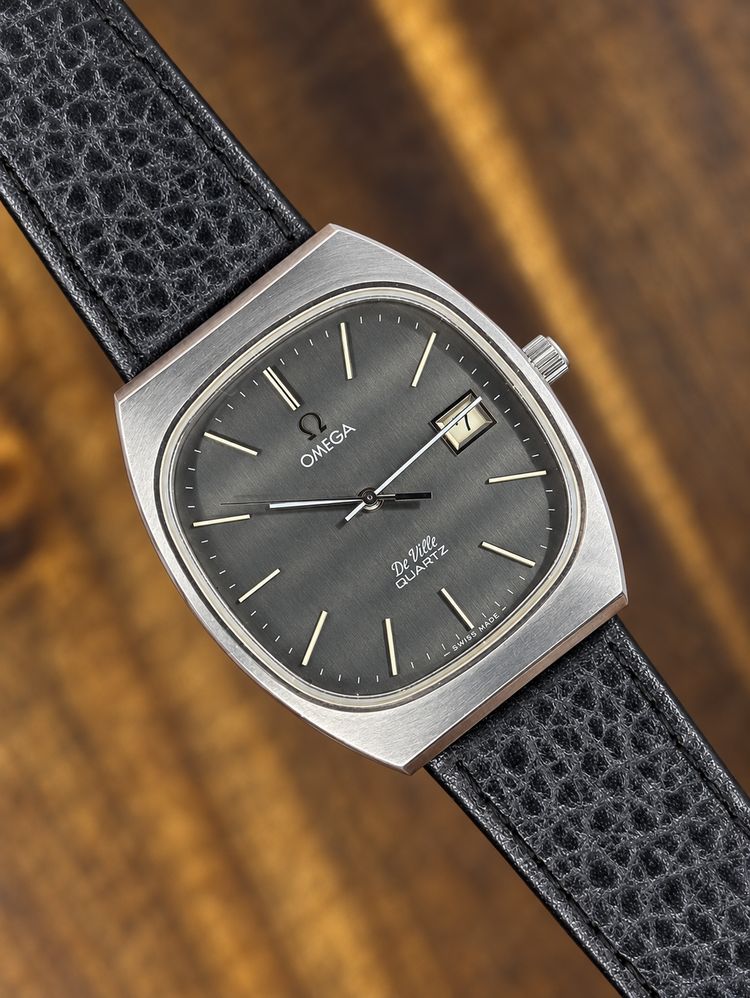 Vintage Omega De Ville Quartz Cal. 1342 – Grey Dial – Box & Papers image 1