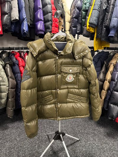 X-Large - Moncler Karakoram K2 Olive Green Puffer Jacket