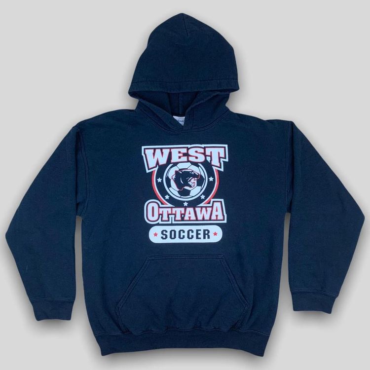 Gildan Vintage USA college hoodie product image
