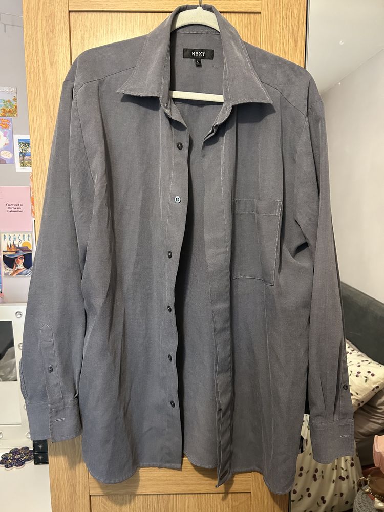 Next Next Men's Grey Long Sleeve Shirt product image