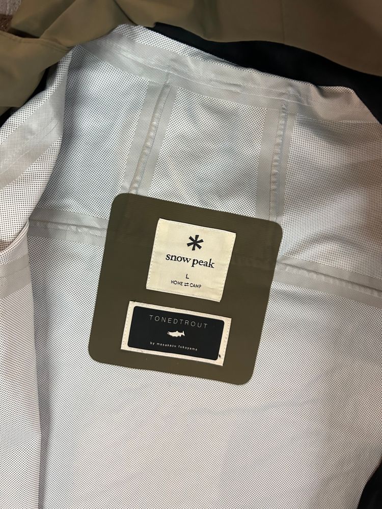 Snow peak toned trout waterproof wading jacket 6