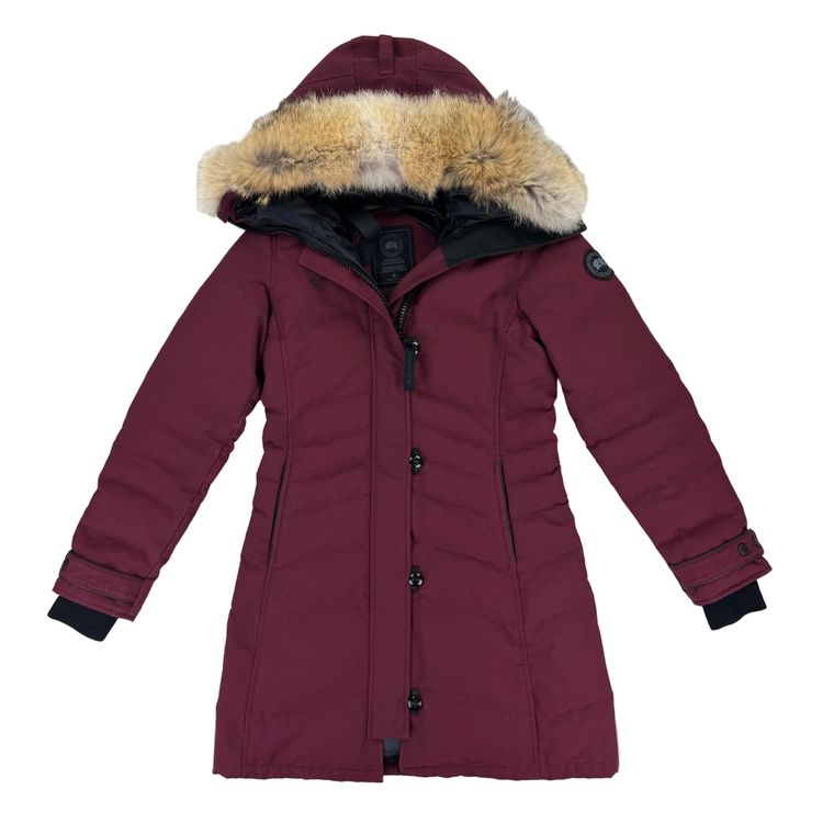 Canada Goose Women’s Loretta  Burgundy Parker Jacket - XS image 2