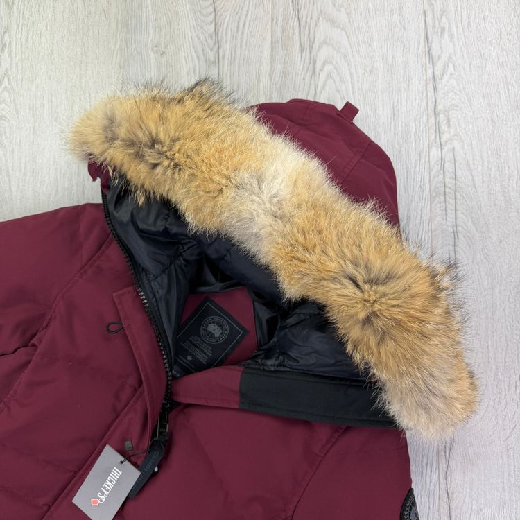 Canada Goose Women’s Loretta  Burgundy Parker Jacket - XS image 3
