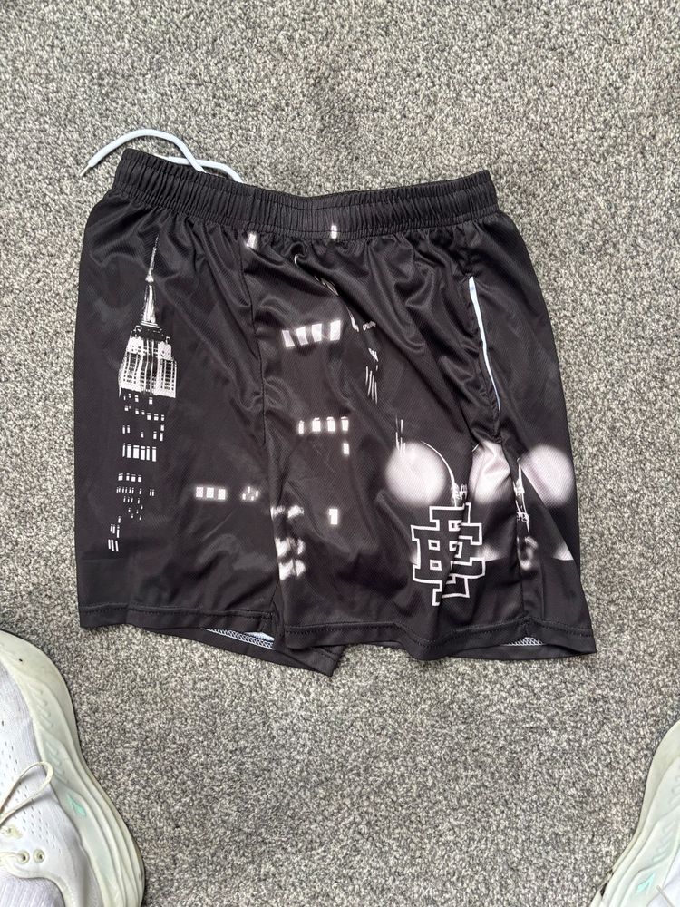 Other Black Shorts With Cityscape Print product image
