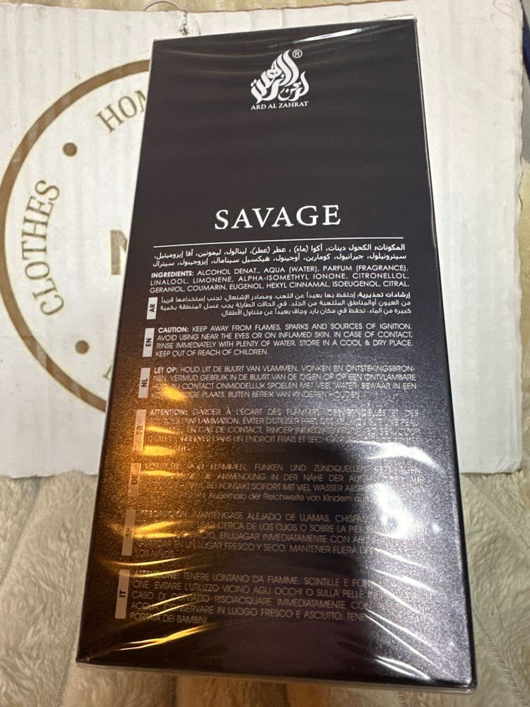 Ard Al Zahrat Savage Eau De Toilette 2