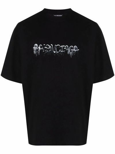 Balenciaga Slime Tee Black