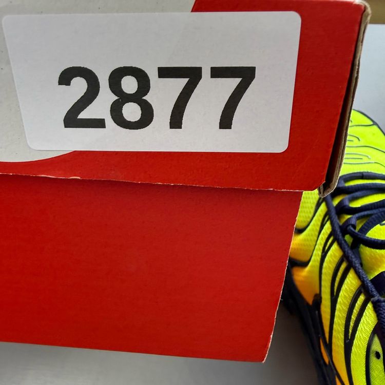 Immagine di Nike Air Max Plus TN UK 11 Lemon Venom Hyper Crimson Mens Trainers DM0032-701 6